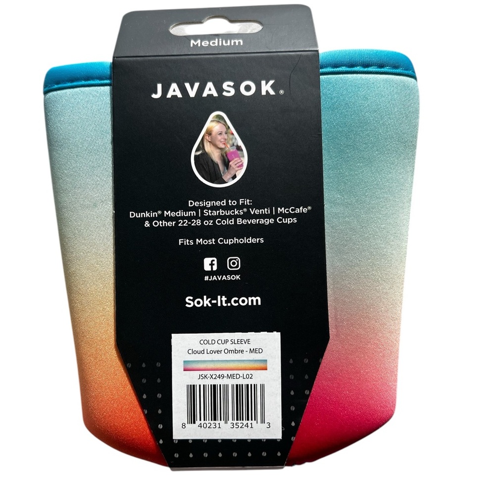 Java Sok Reusable Insulating Cold Beverage Sleeve - Picture 2 of 2